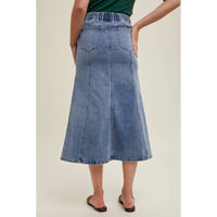 Flare Midi Skirt