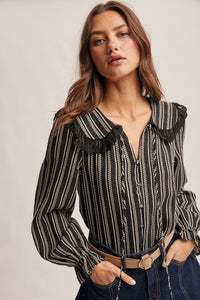 Helen Collar Top