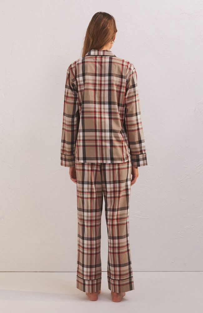 Dreamer Plaid PJ Set