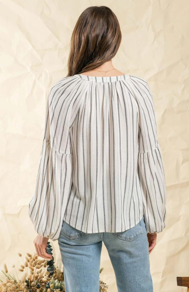 Daisy Peasant Top