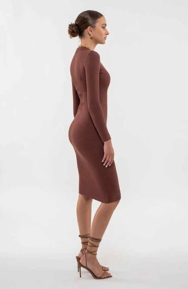 Camille Ribbed Dress