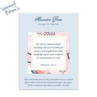 Do Not Be Anxious - Scripture Cling