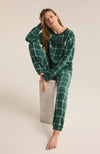 Plaid Long Sleeve Top