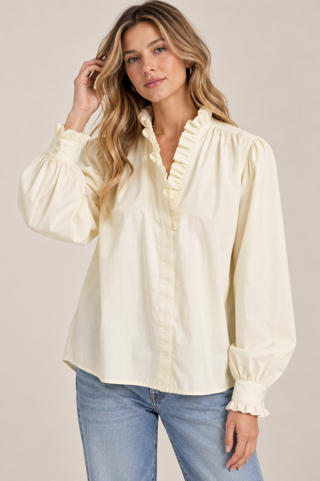 Sabine Ruffle Top