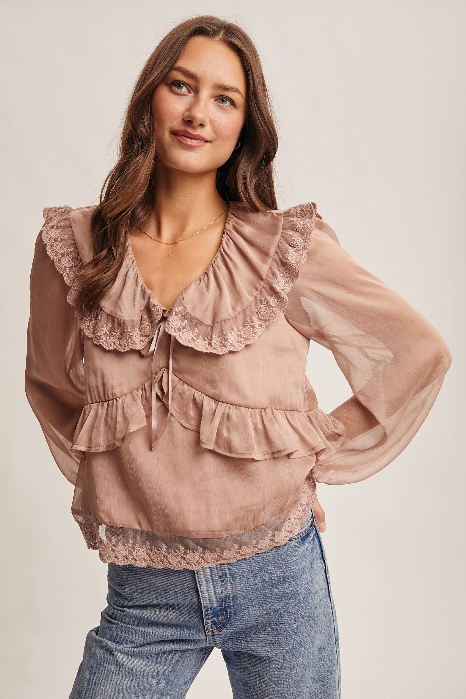 Elaine Lace Top
