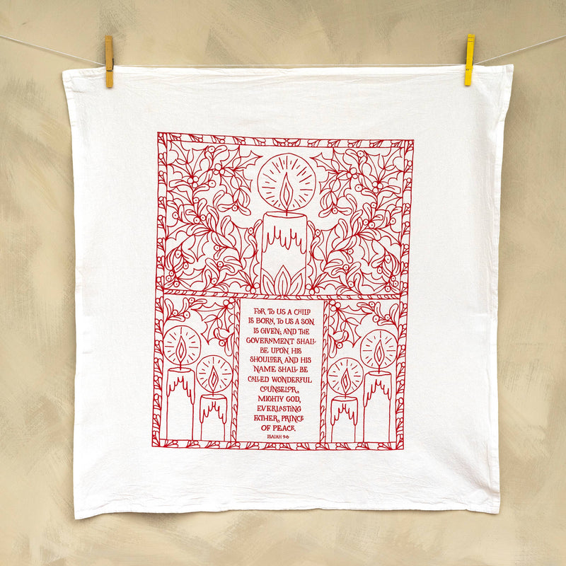 For to Us a Child Is Born Towel