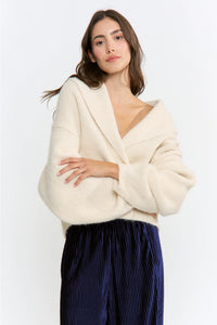 Jessenia Wool-Blend Cardigan