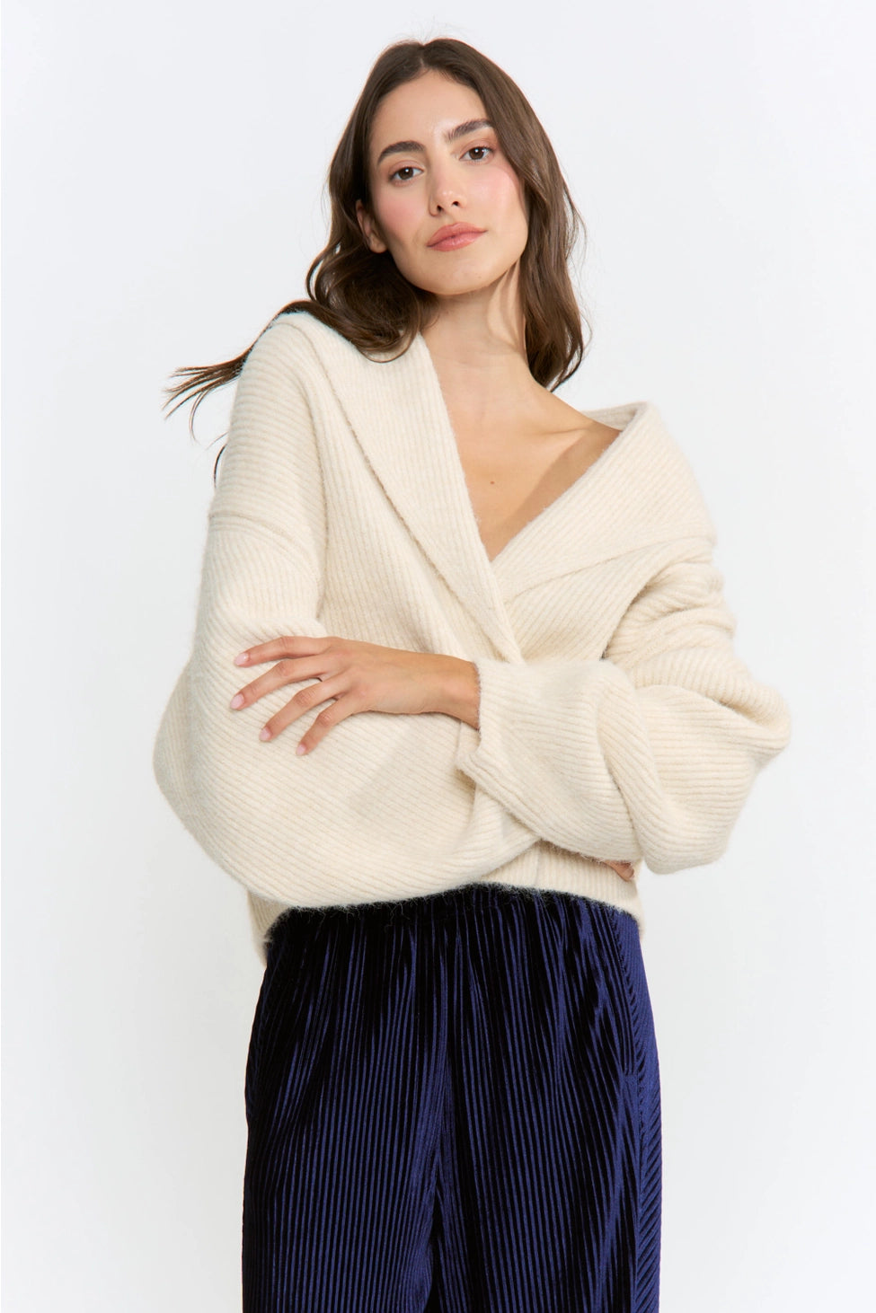 Jessenia Wool-Blend Cardigan