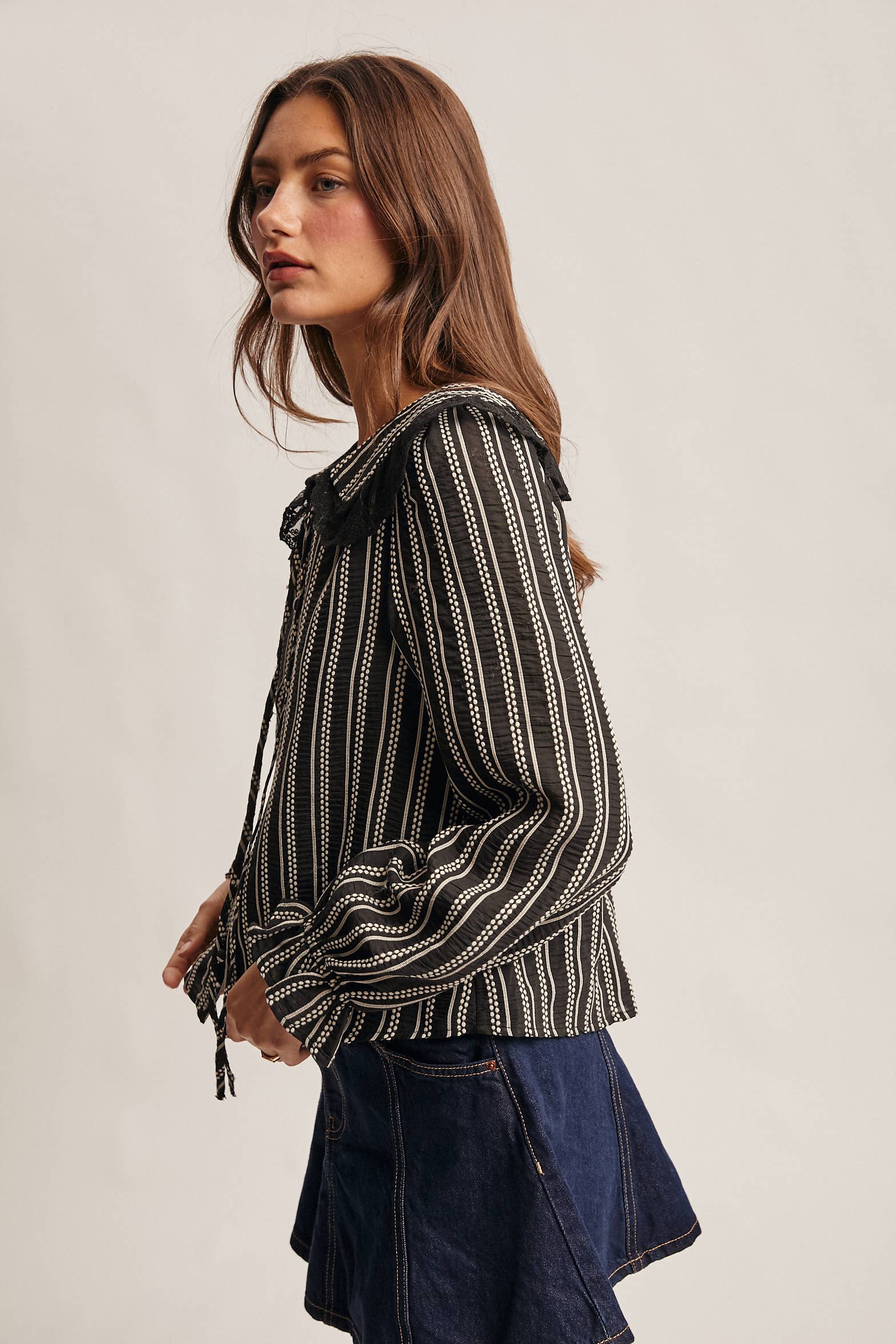 Helen Collar Top