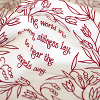 Hark! The Herald Angels Sing Advent Christmas Tea Towel