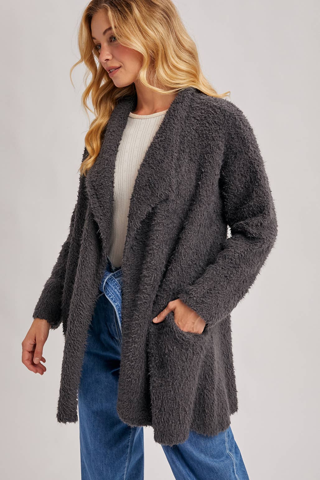 Annika Fuzzy Cardi