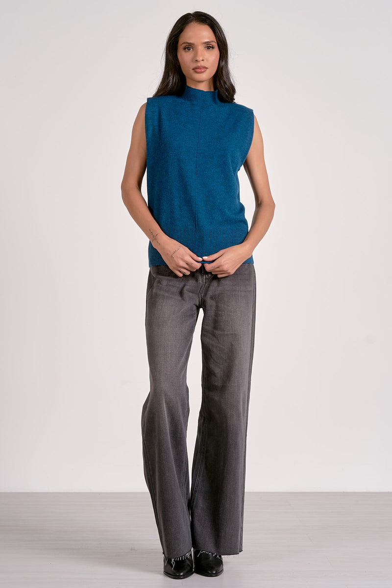 Maisie Mock Neck Sweater Top