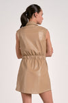 Colette Faux Leather Dress