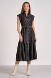 Greta Dark Wash Midi Dress