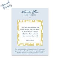 Take Heart - Scripture Cling