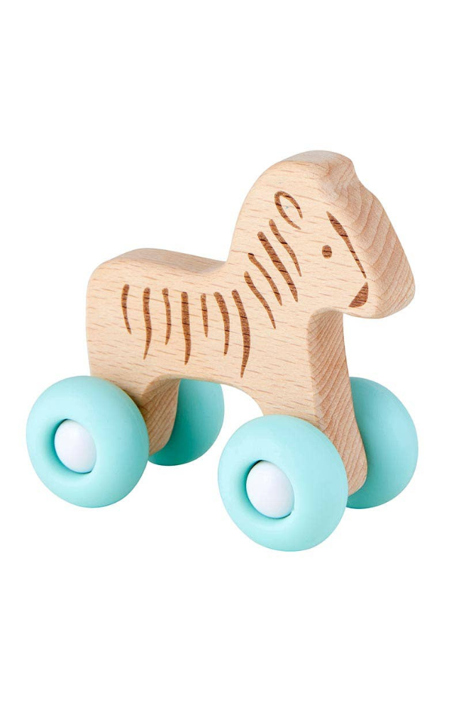 Zebra Silicone Wood Toy