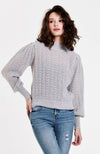 Jasmine Sweater in Grey Cloud