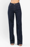 Seam & Dart Wide Leg Jeans