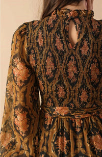 Braelyn Woven Midi Dress