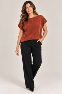 Evelyn Rust Top