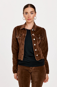 Roselyn Frayed Hem Jacket