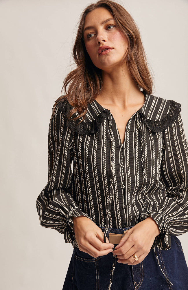 Helen Collar Top