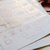 Gold Foil Bible Tabs - Dusty Pink