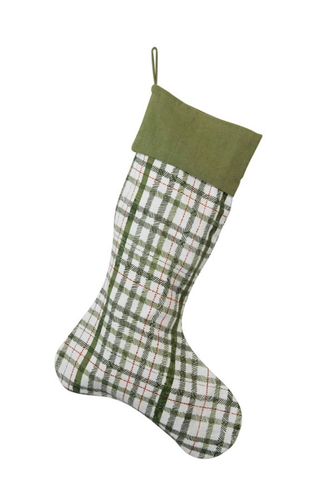Cotton Slub Printed Stocking