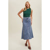 Flare Midi Skirt
