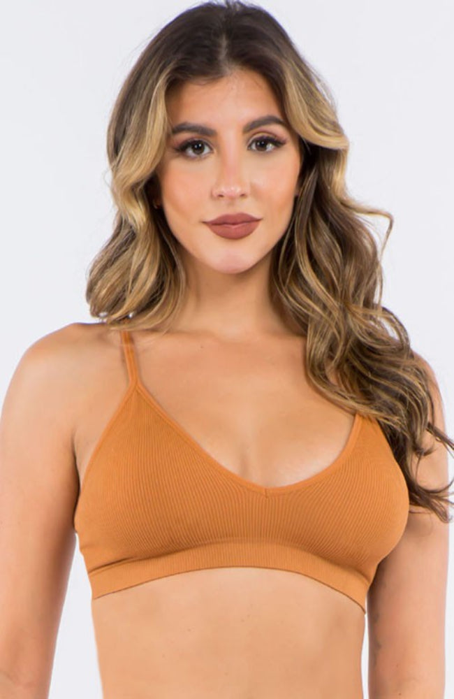 Ribbed Seamless Bralette