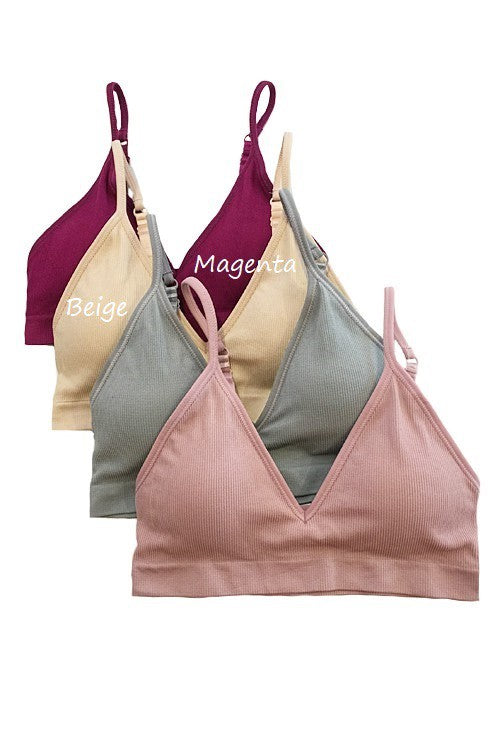 Ribbed Seamless Bralette