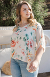 Waverly Off White Coral Top