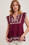 Juniper Embroidered Top