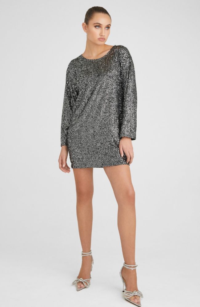 Delaney Sequin Shift Dress