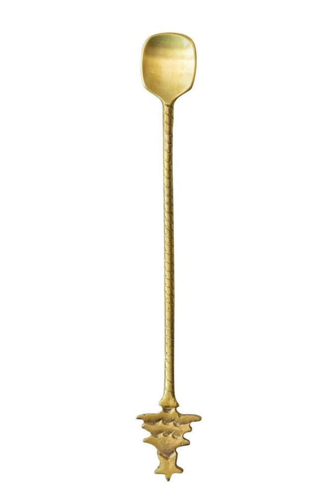 Brass Cocktail Tree Spoon