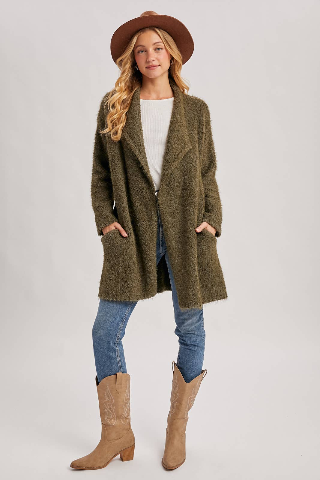 Annika Fuzzy Cardi