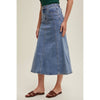 Flare Midi Skirt