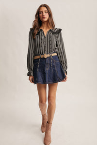 Helen Collar Top