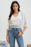 Emma Lace Trim Top