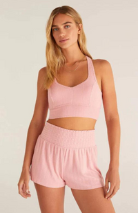 Tia Silky Pointelle Tank Bra