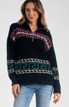 Tribal Pull Over with Zipper
