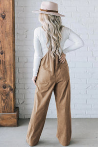 Heather Corduroy Overalls