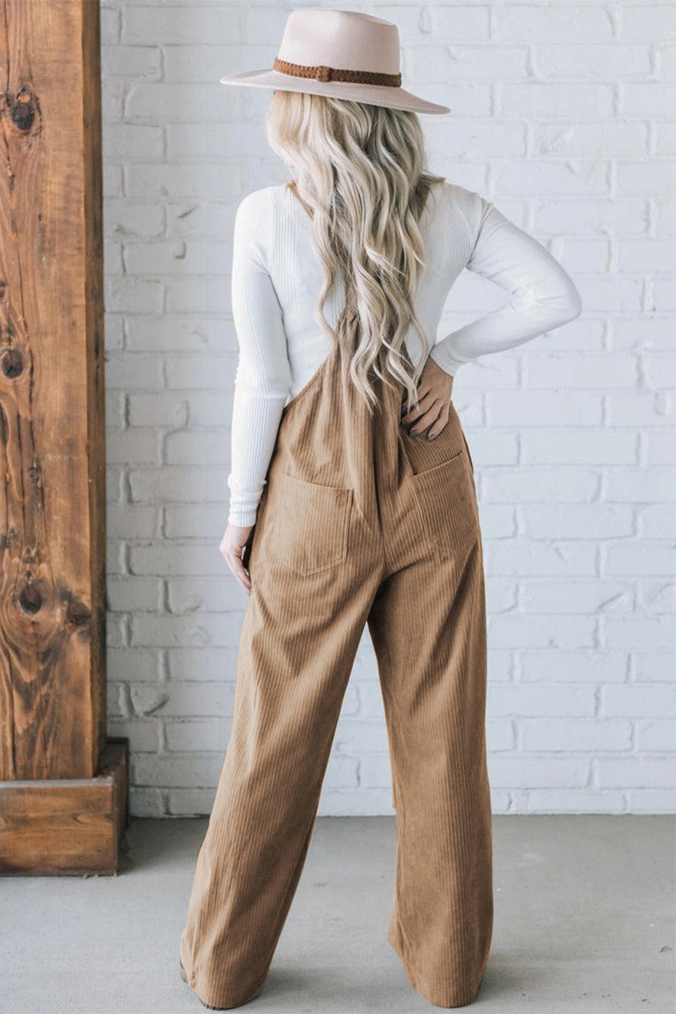 Heather Corduroy Overalls