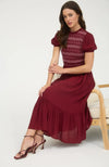 Elara Puff Sleeve Midi
