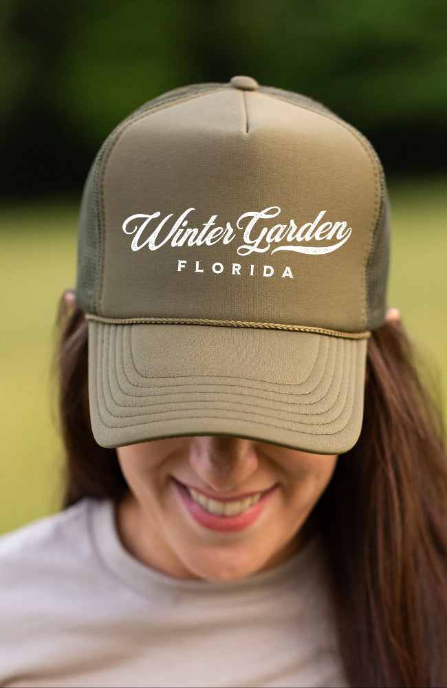 Winter Garden Trucker Hat