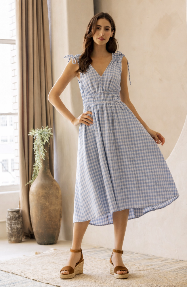 Greer Gingham Dress