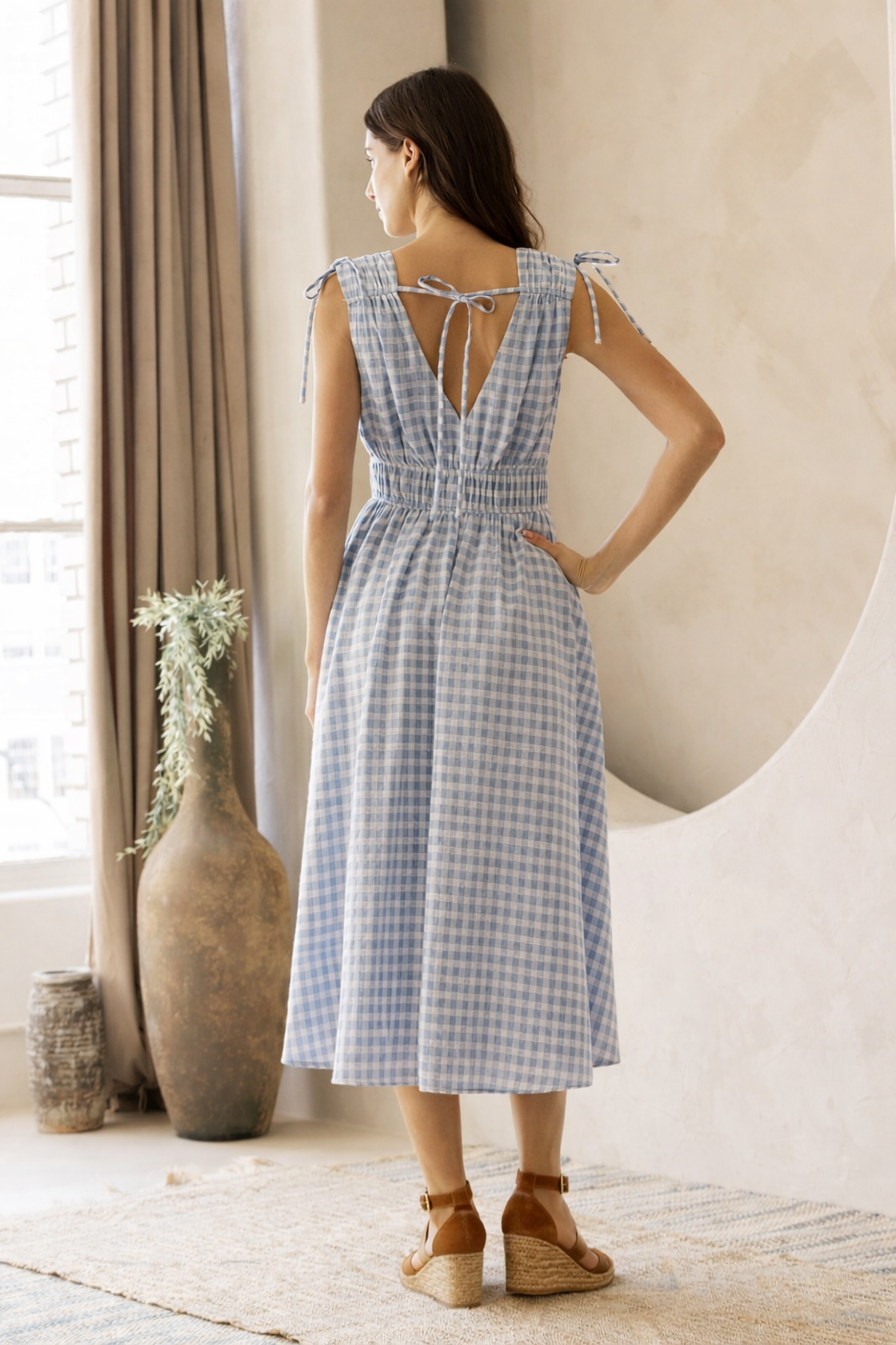 Greer Gingham Dress