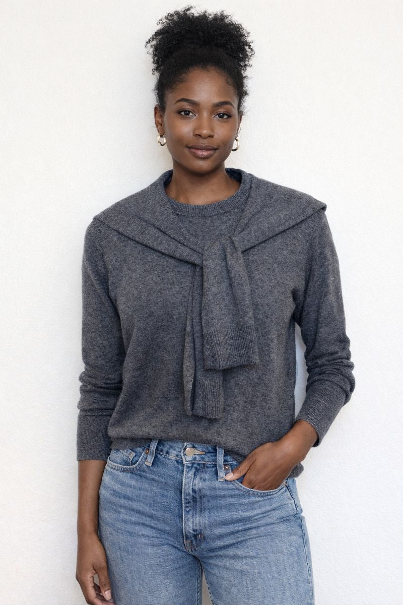 Vivica Charcoal Sweater