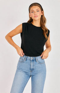 Statuesque Shirred Tank