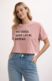 Pet Dogs Cropped Tee